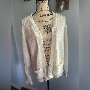 Essex Junction vintage cable knit cardigan grandma  cottagecore prairie pioneer